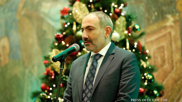 Премьер-министр Никол Пашинян встретился с представителями средств массовой информации (25 декабря 2019). Еревaн - Sputnik Արմենիա
