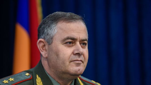 Пресс-конференция начальника Генштаба ВС Армении Артака Давтяна по итогам года (26 декабря 2019). Еревaн - Sputnik Армения