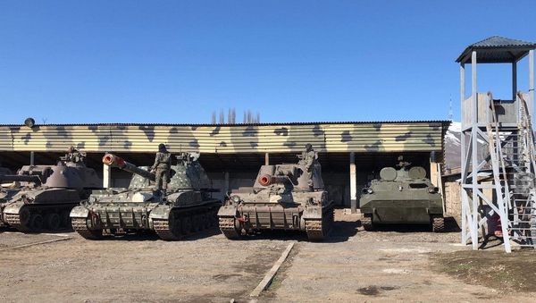 Армянские артиллерийские установки - Sputnik Армения
