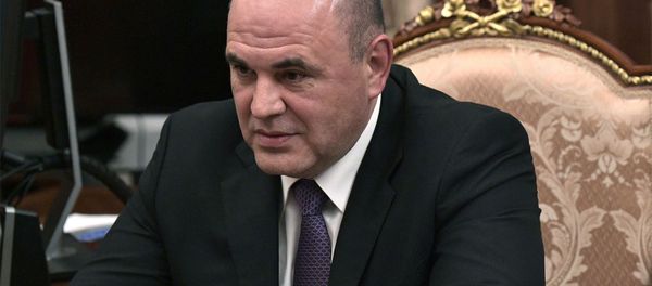 Руководитель Федеральной налоговой службы РФ Михаил Мишустин во время встречи с президентом РФ Владимиром Путиным (15 января 2020). Москвa - Sputnik Армения
