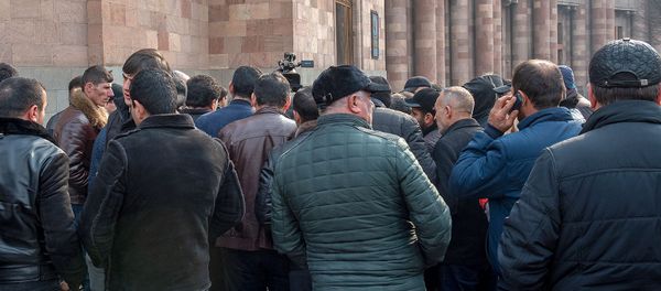 Акция протеста у Дома правительства фермеров (16 января 2020). Еревaн - Sputnik Արմենիա