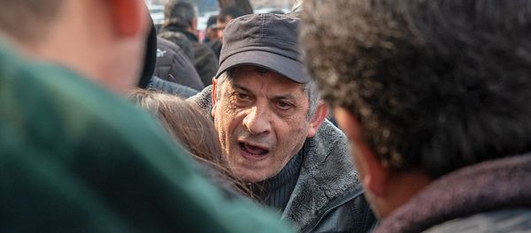Акция протеста у Дома правительства фермеров (16 января 2020). Еревaн - Sputnik Արմենիա