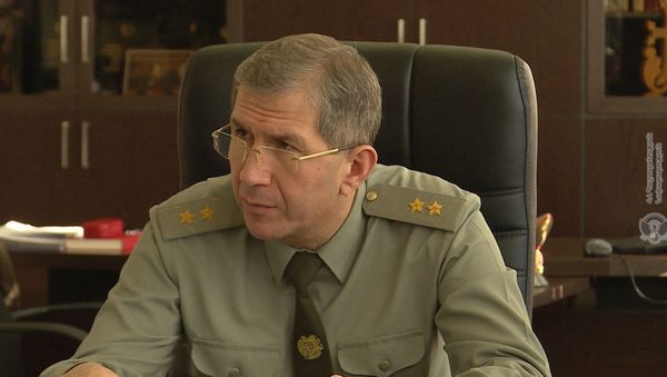Первый заместитель начальника Генштаба ВС РА, генерал-майор Оник Гаспарян - Sputnik Армения