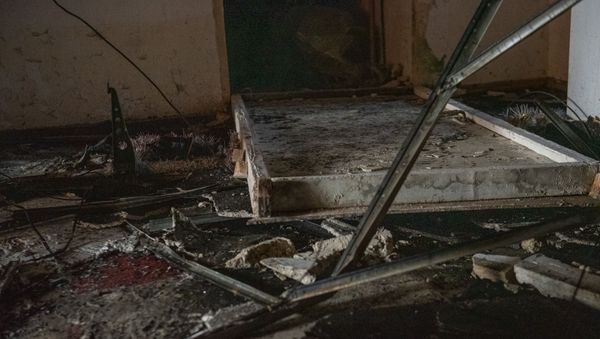 Последствия пожара в Доме Печати (18 января 2020). Еревaн - Sputnik Армения