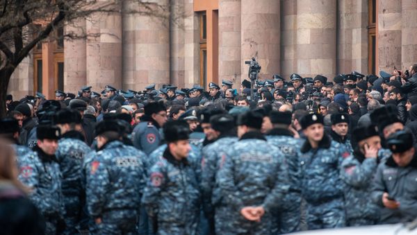 Акция протеста фермеров у Дома правительства (20 января 2020). Еревaн - Sputnik Արմենիա
