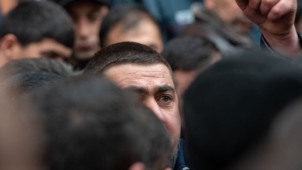 Акция протеста фермеров у Дома правительства (20 января 2020). Еревaн - Sputnik Արմենիա