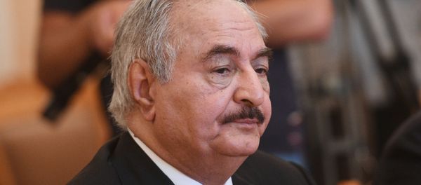 Встреча главы МИД РФ С. Лаврова с командующим Ливийской национальной армией Х. Хафтаром - Sputnik Армения