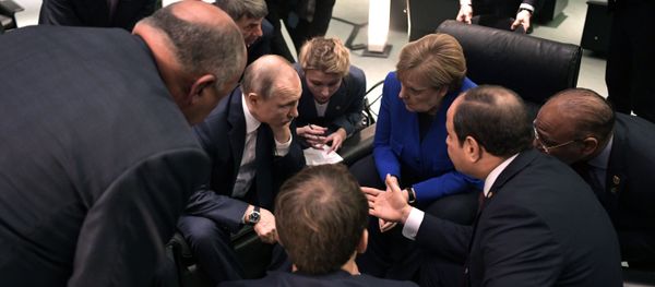 Поездка президента РФ В. Путина в Берлин для участия в Международной конференции по Ливии - Sputnik Армения