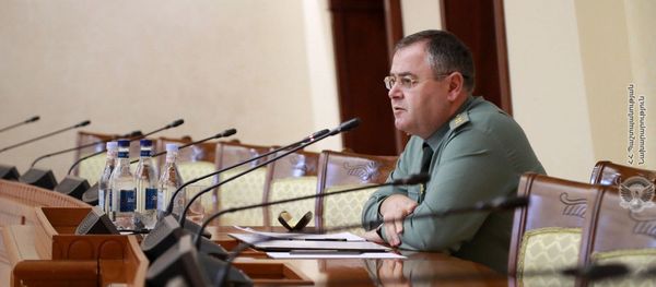 Начальник Генштаба ВС РА, генерал-лейтенант Артак Давтян встретился с компаниями-поставщиками и частными предпринимателями, сотрудничающими с вооруженными силами (21 января 2020). Еревaн - Sputnik Արմենիա