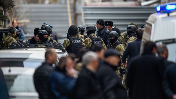 Происшествие в Эребуни плаза (23 января 2020). Еревaн - Sputnik Армения