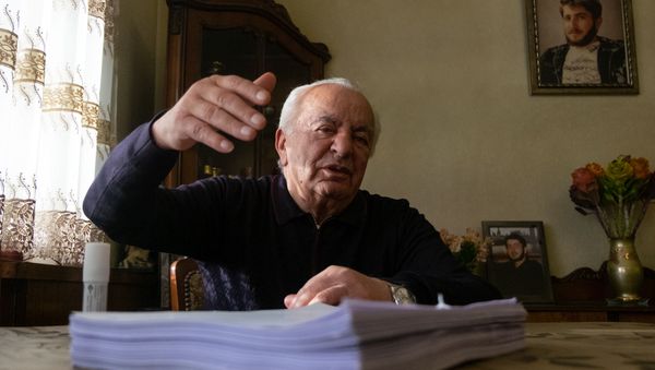 Дед погибшего Дживана Арутюняна, Дживан Арутюнян - Sputnik Армения
