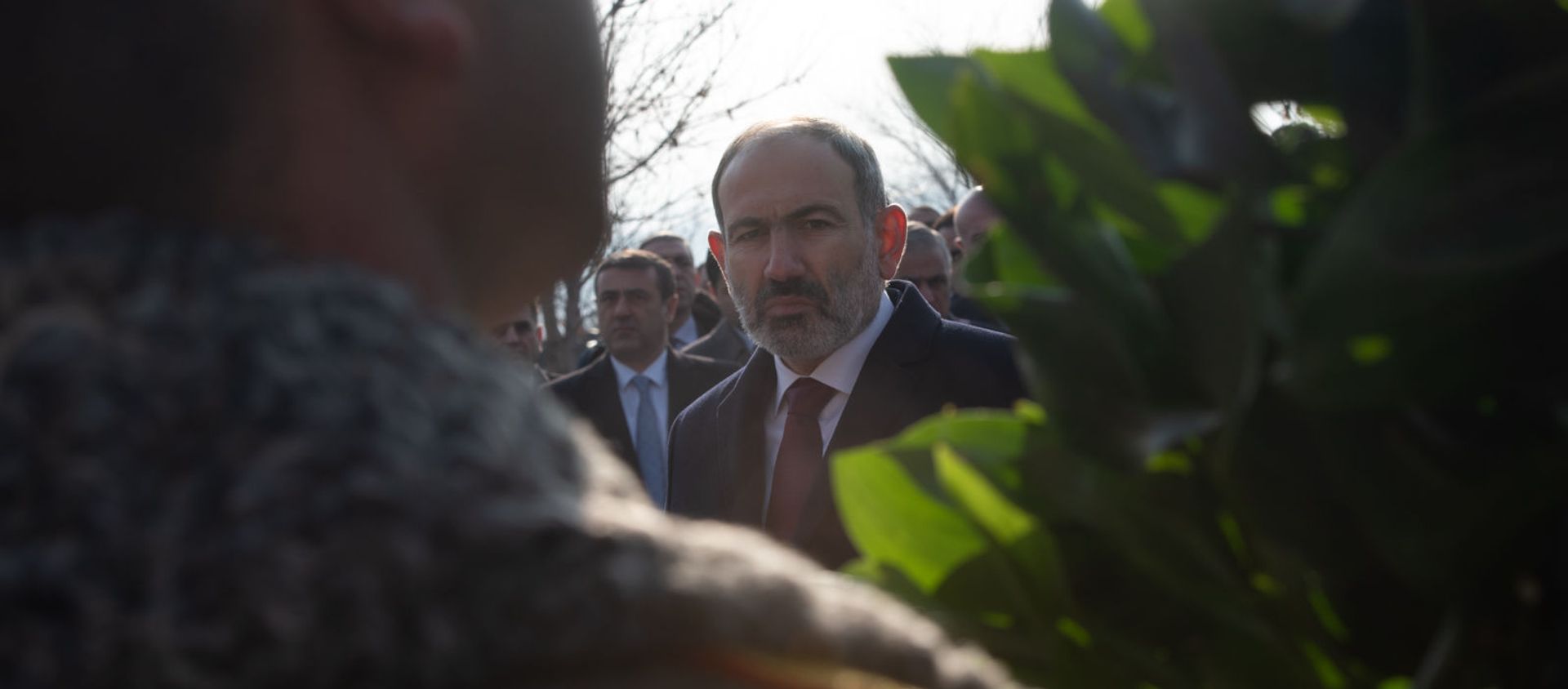 День Армии в Мемориальном комплексе Ераблур (28 января 2020). Еревaн День Армии в Мемориальном комплексе Ераблур (28 января 2020). Еревaн - Sputnik Армения, 1920, 09.05.2021