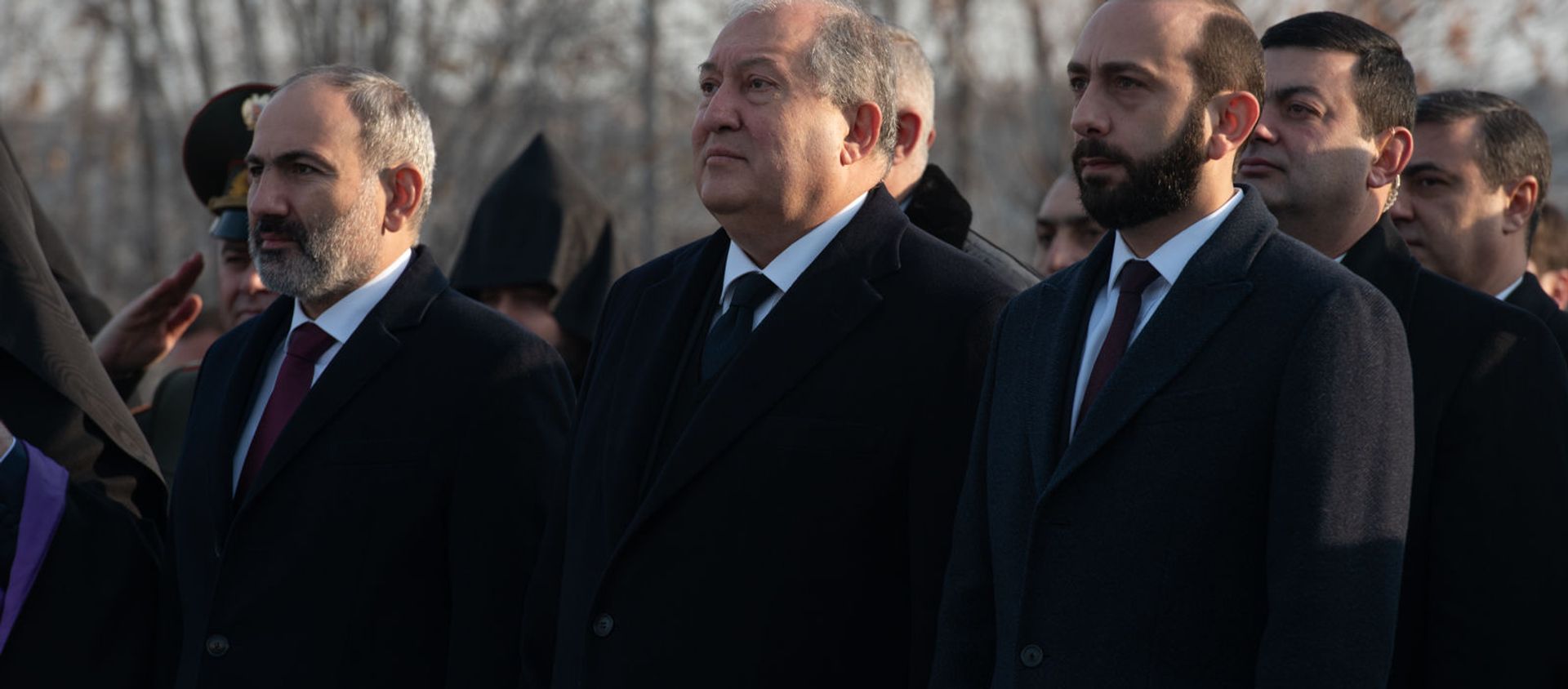 День Армии в Мемориальном комплексе Ераблур (28 января 2020). Еревaн День Армии в Мемориальном комплексе Ераблур (28 января 2020). Еревaн - Sputnik Армения, 1920, 19.01.2021