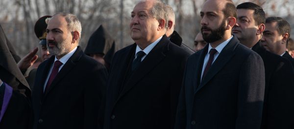  День Армии в Мемориальном комплексе Ераблур (28 января 2020). Еревaн - Sputnik Армения
