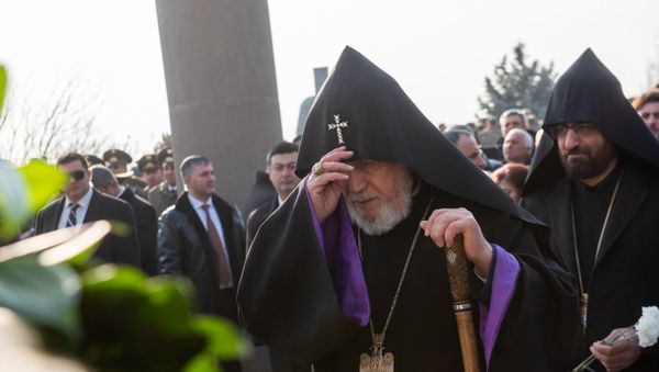 День Армии в Мемориальном комплексе Ераблур (28 января 2020). Еревaн - Sputnik Արմենիա
