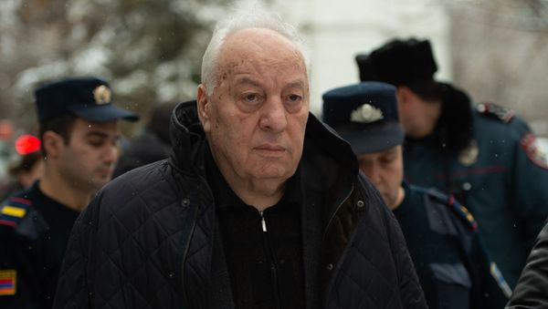 Размик Абраамян возле здания Апелляционного уголовного суда (1 февраля 2020). Еревaн - Sputnik Արմենիա
