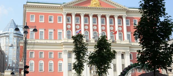Здание мэрии на Тверской улице в Москве - Sputnik Армения