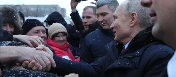Рабочая поездка президента РФ В. Путина в Череповец Рабочая поездка президента РФ В. Путина в Череповец - Sputnik Արմենիա