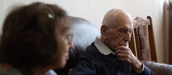 105-летний гражданин Италии Нурхан Жозефович в Армении (7 февраля 2020 год), Еревaн.  - Sputnik Արմենիա