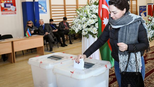 Парламентские выборы в Азербайджане (9 февраля 2020). Баку Парламентские выборы в Азербайджане (9 февраля 2020). Баку - Sputnik Արմենիա