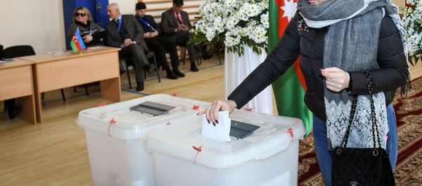 Парламентские выборы в Азербайджане (9 февраля 2020). Баку Парламентские выборы в Азербайджане (9 февраля 2020). Баку - Sputnik Արմենիա