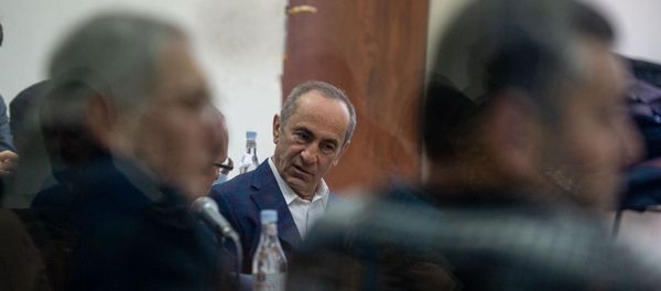 Роберт Кочарян на судебном заседании по делу 1-го марта (11 февраля 2020). Еревaн - Sputnik Արմենիա
