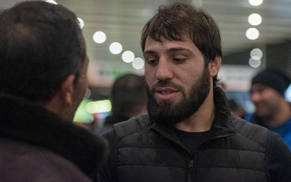 Борцы греко-римского стиля прибыли из Рима по окончании Чемпионата Европы (14 февраля 2020). Еревaн - Sputnik Армения