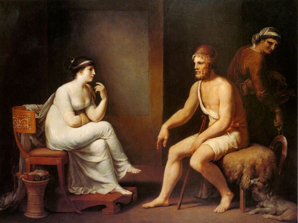 Картине Тишбейна Одиссей и Пенелопа (1802 год) Картине Тишбейна Одиссей и Пенелопа (1802 год) - Sputnik Армения
