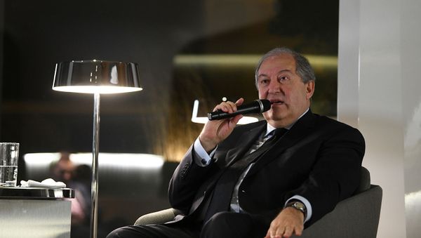 Выступление президента Армена Саркисяна на Мюнхенской конференции по безопасности (15 февраля 2020). Мюнхен - Sputnik Армения
