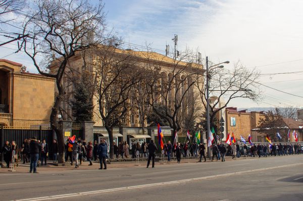 Шукран, Сирия! - в Армении шествием поблагодарили Сирию за признание Геноцида армян - Sputnik Армения