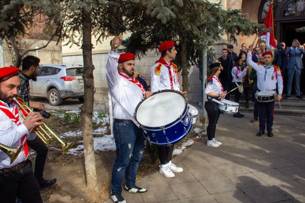 Шукран, Сирия! - в Армении шествием поблагодарили Сирию за признание Геноцида армян - Sputnik Армения