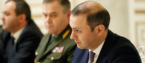 Секретарь Совета безопасности Армен Григорян на совещании в связи  с гибелью военнослужащих (17 февраля 2020). Еревaн - Sputnik Армения