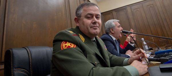 Пресс-конференция начальника генштаба ВС РА Артака Давтяна с депутатами Национального Собрания (18 февраля 2020). Еревaн - Sputnik Արմենիա