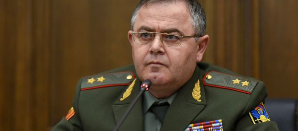 Пресс-конференция начальника генштаба ВС РА Артака Давтяна с депутатами Национального Собрания (18 февраля 2020). Еревaн - Sputnik Армения