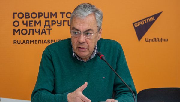 Баграт Асатрян на пресс-конференции Экономика Армении в 2019 году, и какие вызовы стоят перед страной в 2020-м? (19 февраля 2020). Еревaн - Sputnik Արմենիա
