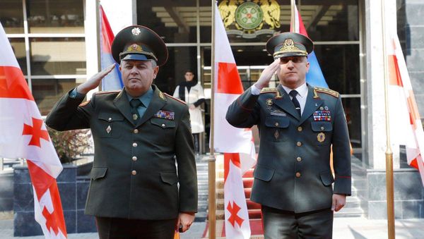 Официальный визит начальника Генштаба ВС РА Артака Давтяна в Грузию (19 февраля 2020). Тбилиси - Sputnik Армения