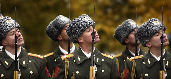 Российский почетный караул в строю - Sputnik Армения