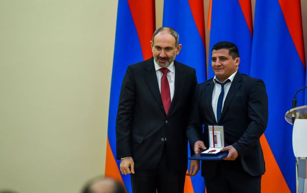 Արմեն Նազարյանը պարգևատրման արարողությանը - Sputnik Արմենիա
