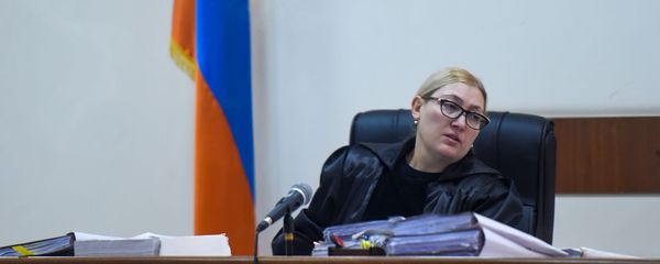 Судья Анна Данибекян на судебном заседании по делу 1 марта (25 февраля 2020). Еревaн - Sputnik Армения