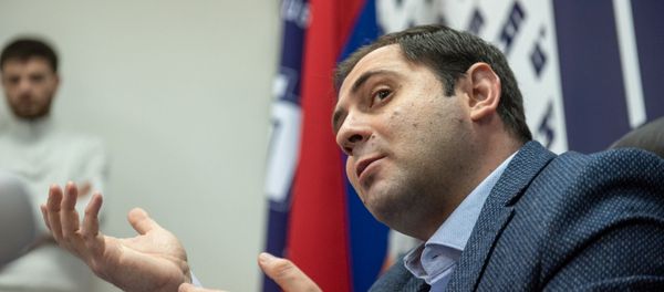  Пресс-конференция Сурена Папикяна в штабе “Да” (26 февраля 2020). Еревaн - Sputnik Արմենիա