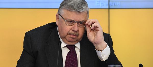 Председатель правления Евразийского банка развития Андрей Бельянинов во время видеомоста Москвa–Еревaн–Кишинев–Минск на тему: Региональная интеграция, сотрудничество Евразийского банка развития со странами ЕАЭС (11 марта 2020). Москвa - Sputnik Արմենիա