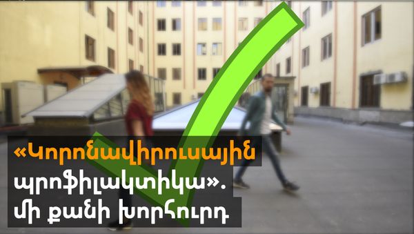 «Կորոնավիրուսային պրոֆիլակտիկա». մի քանի խորհուրդ - Sputnik Արմենիա
