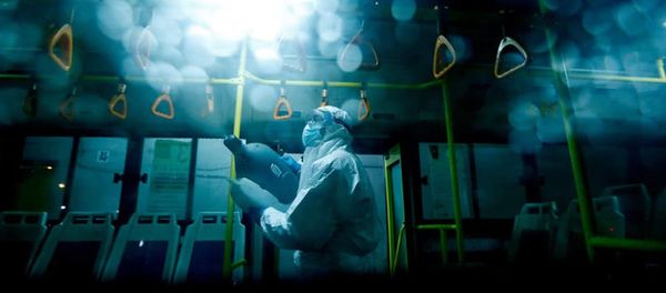Дезинфекция общественного транспорта (14 марта 2020). Еревaн Дезинфекция общественного транспорта (14 марта 2020). Еревaн - Sputnik Армения