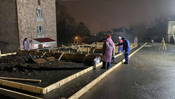 Строительство нового корпуса инфекционной больницы в Норке в Ереване Строительство нового корпуса инфекционной больницы в Норке в Ереване - Sputnik Армения