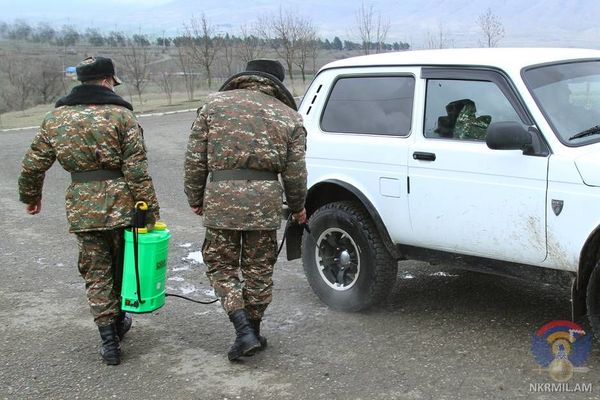 Борьба с коронавирусом: в воинских частях Карабаха проведены проверки - Sputnik Армения