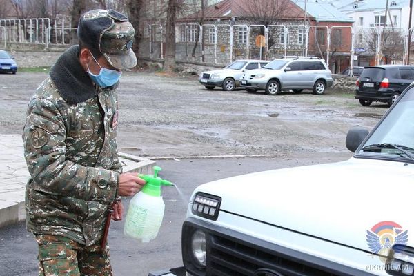 Борьба с коронавирусом: в воинских частях Карабаха проведены проверки - Sputnik Армения