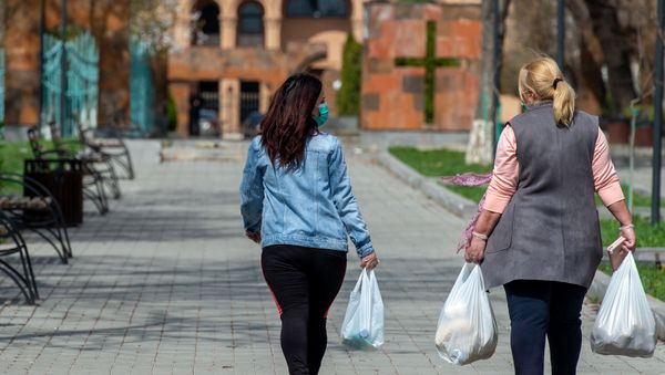 Город во время чрезвычайной ситуации (25 марта 2020). Ереван - Sputnik Արմենիա