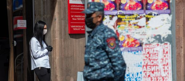 Город во время чрезвычайной ситуации (25 марта 2020). Ереван - Sputnik Արմենիա
