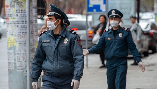 Город во время чрезвычайной ситуации (25 марта 2020). Ереван  - Sputnik Армения