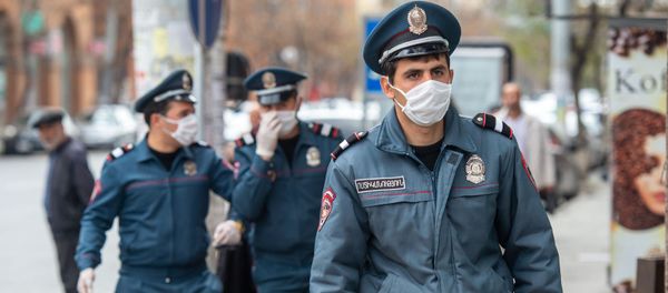 Город во время чрезвычайной ситуации (25 марта 2020). Ереван  - Sputnik Արմենիա